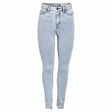 Noisy may Nmcallie HW Skinny Jeans Vi482lb Noos Vaqueros Ajustados, Mezclilla De Color Azul Claro, 25W x 32L para Mujer