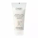 Ziaja Mascarilla y exfoliante facial con ácido hialurónico