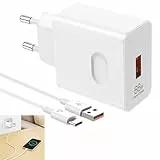 BOULESENM 66W Cargador USB Carga Rapida y 6A 1.5m Cable USBC,Cargador Rápido para Honor 400 Magic Magic 7 Lite,Cargádor Carga Rapida Tipo Cpara Honor 70 90 Lite 200 MagicPad 2 Pad 9 Huawei MatePad