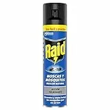 Raid Spray Insecticida - Aerosol para moscas y mosquitos, Frescor Natural. Eficacia inmediata. Unidad, 400ml