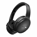 Bose QuietComfort SC Headphones, Auriculares inalámbricos con cancelación de Ruido, Auriculares de Diadema con Bluetooth, micrófono y Cable con hasta 24 Horas de autonomía, con Estuche Blando, Negro
