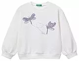 United Colors of Benetton Maglia G/C M/L 3j70g10iy Sudadera sin Capucha, Color Blanco, 1 año Niñas y niñas
