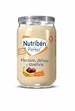 Nutribén Potitos | Tarrito de Manzana Platano y Zanahoria | Para Bebés a partir de 6 Meses | Sin Almidones | Sin Gluten | 235 g