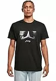 Mister Tee Camiseta Pray de Mangas Cortas para Hombre con Estampado Frontal, Moda Urbana Callera, en Algodón, Distintos Colores, Tallas XS-5XL