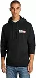 Tommy Jeans Sudadera Hombre Entry Graphic con Capucha, Negro (Black), XXL