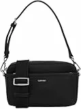 Calvin Klein Bolso bandolera Mujer Must Convertible Camera Bag con correa desmontable, Negro (Ck Black), Talla Única