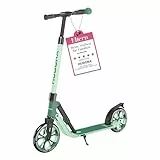 HUDORA BigWheel 205 Advanced Scooter - Patinete de Aluminio cómodo para hasta 100 kg - Patinete Plegable y Ajustable en Altura - Scooter para niños/Adolescentes y Adultos