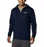 Columbia Hombre Sudadera con Capucha, Collegiate Navy, S