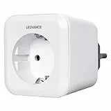 LEDVANCE Enchufe conmutable Bluetooth Smart+, con control remoto, para el control de la iluminación en su hogar inteligente, compatible con Apple HomeKit y la aplicación LEDVANCE Smart+ para Android