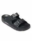 Quiksilver Embark, Sandalia Hombre, Antracita, 41 EU