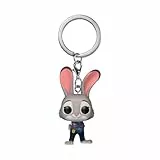 Funko Pop! Keychain: Zootopia 2 - Judy Hopps - Minifigura de Vinilo Coleccionable Llavero Original - Relleno de Calcetines - Mercancia Oficial - Cartoon/Animation Fans - Minifigura