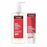 Neutrogena Juego antiespinillas + Skincare con limpiador exfoliante (200 ml) y suero exfoliante diario (30 ml), limpieza facial y cuidado para la piel con problemas, contra espinillas y manchas