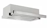 Candy CBT6130/3X, Campana Telescópica 60 CM, 2 Niveles de Potencia, 125W, 264M3/H, Filtros de Carbono, Panel Aluminio Antigrasa, Iluminación LED, 53/60DB, Acero Inoxidable