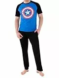 Marvel - Pijama para Hombre - Avengers Capitán América - X-Large