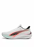PUMA Pounce Lite, Zapatillas para Correr de Carretera Unisex Adulto, Blanco Rojo Brillante, 45 EU