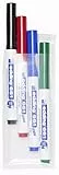 Rotulador edding para pizarra blanca 661 punta redonda 1-2 mm blister de 4 unidades colores surtidas