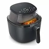 Philips Airfryer Serie 3000 7.2L, Ventana de cocción, 16 en 1 Airfryer, Tecnología RapidAir Plus, Eliminación de grasa, HomeID Recipe App, Fácil de limpiar (NA340/00)