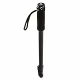 Amazon Basics Monópode Ligero y Portátil Extensible para Cámara y Fotografía de 54 a 170 cm, Negro