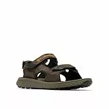 Columbia Men's Konos Hiker 3-Strap, Sports and Outdoor Sandals, Cordovan/Mud, 9