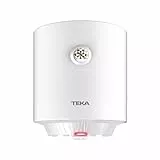 Teka EWH 15 C - Termo Eléctrico de 15 Litros con Instalación Vertical, Termostato Temperatura: 30º - 75º, Tanque Esmaltado en Zafire, Fácil instalación, Color Blanco