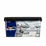 Bruguer Colores del Mundo Pintura para paredes monocapa Escandinavia Matiz de Gris 4 L