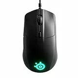 Steelseries Rival 3 - Raton Gaming Con Cable - Sensor Óptico Truemove Core de 8.500 Cpi - 6 Botones Programables - Botones con Disparador Dividido - Negro