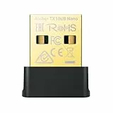 TP-Link Archer TX10UB Nano WiFi Buletooth Adaptador para PC, Wi-Fi 6 AX900 Dual Band WLAN Stick, Bluetooth 5.3, Nano tamaño, WPA3, MU-MIMO, Solo Compatible con Windows 11/10