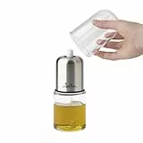 JATA HOGAR HACC4539 - Aceitera Spray Pulverizador de Cristal con Bomba. 150 ml de Capacidad. Rellenable. Libre de BPA. Ideal para Freidora Aire. Apto para todo tipo de líquidos