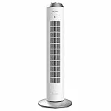 Cecotec Ventilador de Torre EnergySilence 8090 Skyline. 33'' (84cm) de Altura, Oscilante, Motor de Cobre, 3 Velocidades, Temporizador 8 Horas, 60W