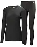 Helly Hansen HH Comfort Light Set Ropa Interior, Mujer, Negro, M