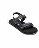 Quiksilver Monkey Caged II, Sandalia Hombre, Gris, 43 EU