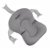 TWISTSHAKE 78829 Asiento de baño para bebé, antideslizante, suave, flotante, cojín de aire, Gris Pastel, Talla única, 1 Unidad, sin baño