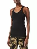 Urban Classics Ladies Jersey Tanktop, Camiseta, Mujer, Negro, S