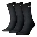 PUMA Crew Sock Calcetines, Negro (black), 39-42 Unisex adulto