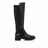 MTNG Botas Planas Mujer Botas Planas Campa 52458 Mujer | Botas Planas Casual | Cierre con Cremallera | 55882 | Dolce Negro