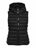 ONLY ONLNEWTAHOE Hood Waistcoat OTW Noos Chaqueta, Negro (Black), M Mujeres