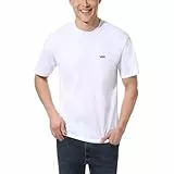 Vans Left Chest Logo Tee, Camiseta Hombre, Blanco (White Black Yb), X-Large