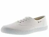victoria Inglesas Unisex 1915 Lona & Cordones Blancos 106613 para Adulto Blanco 38