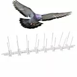 Biotop B2430 Pinchos Disuasorios para Pájaros y Demás Animales Voladores, Blanco, 2 metros