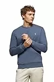 Polo Club Sudadera Clásica para Hombre con Cuello Redondo - 100% Algodón - Sin Capucha Crew Neck Sweatshirt