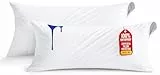 Utopia Bedding Protector de Almohada Impermeable con Cremallera (Paquete de 2) - Funda de Almohada a Prueba de chinches de 20 x 54 Pulgadas