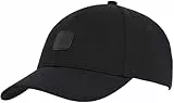 Calvin Klein Gorra Mujer Monogram con Logotipo Tipo Etiqueta, Negro (Na Black), Talla Única