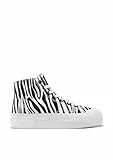 D.Franklin Zapatillas Altas Mujer One Way High Zebra Edition - Zapatillas de Vestir para Mujer - Moda Casual - Talla (40) - Modelo One-Way