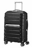 Samsonite Flux - Spinner S, Equipaje de Mano expandible, 55 cm, 37/44 L, Negro (Black)