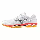 Mizuno, Zapatillas de Balonmano Hombre, Blanco, 43 EU