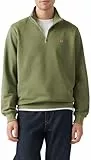 Levi's Sudadera Original para Hombre con Cremallera 1/4, Moss Olive 0908736, L
