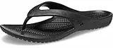 Crocs Mujer Kadee II Flip W Chancla de dedo, Black, 41/42 EU