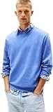 Tommy Jeans TJM Reg S Flag Crew Dm0Dm20741 Sudadera sin Botones, Blue (Soft Sapphire), L para Hombre