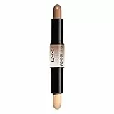 NYX Professional Makeup Stick de contouring Wonder Stick, Dos lados, Contouring e iluminador, Textura cremosa, Tono: Light