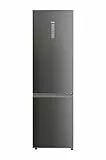 Haier 2D 60 Series 5 Pro HDPW5620ANPD Frigorífico Combi, 409L, WIFI, Motor Inverter, My Zone, Cajón Humidity Zone, Total No Frost, Ancho 59,5cm, Botellero Plegable, Luz LED, Inox oscuro